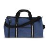 Sac de sport en toile de coton recyclée Harper Bleu foncé | sans marquage | non disponible | non disponible