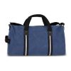 Sac de sport en toile de coton recyclée Harper Bleu foncé | sans marquage | non disponible | non disponible