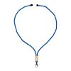 Lanyard paracorde R-PET Bleu / Blanc | sans marquage | non disponible | non disponible