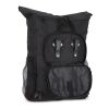 R-PET 600D Rolltop sac à dos vélo 20L Noir | sans marquage | non disponible | non disponible
