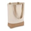 Coton-Jute Sac fourre-tout OEKO-TEX® 41 x 13 x 41cm 320g/m² Ecru