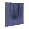 Sac en coton bio couleur long 140g/m² 38x42 cm Bleu foncé | sans marquage | non disponible | non disponible
