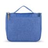 Trousse de toilette de voyage Kora en rPET 300D Bleu / Blanc | sans marquage | non disponible | non disponible