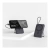 Batterie externe Nova Wireless compatible avec MagSafe et Apple Watch 10 000 mAh Gris foncé | Impression Numérique | top | 55 mm x 90 mm