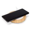 Chargeur sans fil bambou & RABS 15W Blanc-Nature | sans marquage | non disponible | non disponible | non disponible