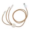 FSC cork 3 in 1 PD charging & data cable Nature | sans marquage | non disponible | non disponible | non disponible
