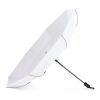 Daintree 190T Pongee 21.5" Parapluie pliable coupe-vent Auto open Blanc