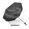 Taman Pongee 21" Parapluie pliable Ouverture et fermeture automatique Noir