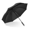Emerantia 190T Pongee 23" Parapluie Stick Auto open Noir | sans marquage | non disponible | non disponible