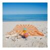 Serviette de plage R-PET à séchage rapide 100 × 180 cm, sublimation Orange | sans marquage | non disponible | non disponible
