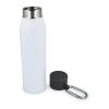 Bouteille isotherme à mousqueton, finition mate, 600 ml Blanc | sans marquage | non disponible | non disponible