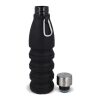Bouteille d'eau pliable 550 ml Noir