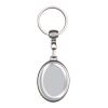 Porte-clés métal ovale Argent | sans marquage | non disponible | non disponible | non disponible