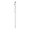 Stylo Sleek Stylus blanc | Sérigraphie 1 couleur | Capuchon-Arrière clip | 10.00 mm x 24.00 mm