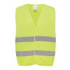 Gilet haute visibilité de signalisation en rPET GRS jaune | sans marquage | non disponible | non disponible