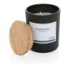 Bougie parfumée avec couvercle en bambou Ukiyo noir | sans marquage | non disponible | non disponible