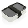 Lunch box avec cuichette en rPP GRS blanc | sans marquage | non disponible | non disponible