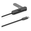 Câble Aluvia RCS 65W PD avec support de téléphone réglable noir | sans marquage | non disponible | non disponible