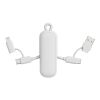 Câble 100W porte-clés 4-en-1 Urban Vitamin Dublin blanc