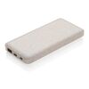 Powerbank en fibre de paille de blé 10.000 mAh marron | sans marquage | non disponible | non disponible