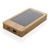 Batterie de secours solaire 10.000mAh en bambou Sunwick marron | sans marquage | non disponible | non disponible