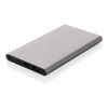 Powerbank 4000mAh en plastique recyclé/aluminium RCS gris | sans marquage | non disponible | non disponible