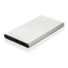 Powerbank 4000mAh en plastique recyclé/aluminium RCS argent | sans marquage | non disponible | non disponible
