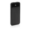 Powerbank 10.000mAh en plastique RCS avec câbles Turbopack noir | sans marquage | non disponible | non disponible