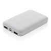 Powerbank 5000 mAh en plastique recyclé RCS blanc | sans marquage | non disponible | non disponible
