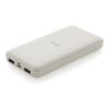 Powerbank avec induction en plastique recyclé RCS blanc | sans marquage | non disponible | non disponible