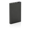 Powerbank 5000 mAh en aluminium recyclé Terra RCS gris | sans marquage | non disponible | non disponible