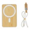 Powerbank 5000mAh et 5W en bambou et ABS RCS Zen blanc | sans marquage | non disponible | non disponible