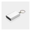 Porte-clés powerbank 1000mAh argent | sans marquage | non disponible | non disponible | non disponible