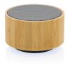 Enceinte 3W en bambou FSC® et ABS RCS noir | sans marquage | non disponible | non disponible