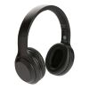 Casque audio en plastique recyclé RCS noir | sans marquage | non disponible | non disponible