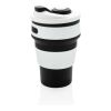 Mug en silicone pliable noir | sans marquage | non disponible | non disponible