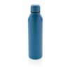Bouteille isotherme en acier inoxydable recyclé RCS bleu | sans marquage | non disponible | non disponible