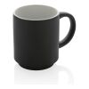 Mug en céramique empilable noir | sans marquage | non disponible | non disponible