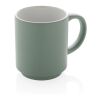 Mug en céramique empilable vert | sans marquage | non disponible | non disponible