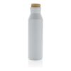 Bouteille iso en acier inoxydable recyclé certifiée RCS Gaia blanc | sans marquage | non disponible | non disponible