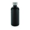 Bouteille pour boisson gazeuse en acier recyclé RCS noir | sans marquage | non disponible | non disponible