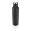 Bouteille isotherme en acier inoxydable au Design moderne noir | sans marquage | non disponible | non disponible
