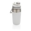 Bouteille isotherme 500ml avec bouchon double fonction blanc | sans marquage | non disponible | non disponible
