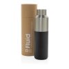 Bouteille d'eau 600ml en acier recyclé certifiée RCS Fluid noir | sans marquage | non disponible | non disponible