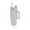 Mug 900ml avec poignée en plastique recyclé RCS Tana blanc cassé | sans marquage | non disponible | non disponible