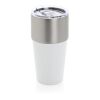 Mug 500ml en acier recyclé certifié RCS Fluid blanc | sans marquage | non disponible | non disponible