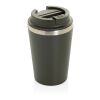 Mug 350ml à double paroi en PP recyclé RCS Java vert | sans marquage | non disponible | non disponible