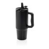 Mug 900ml étanche en acier inoxydable recyclé RCS Embrace noir | sans marquage | non disponible | non disponible