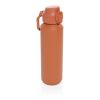 Bouteille de sport 600ML en acier recyclé RCS Via orange | sans marquage | non disponible | non disponible