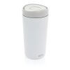 Mug 400ml en acier recyclé RCS Avira Alix blanc | sans marquage | non disponible | non disponible
